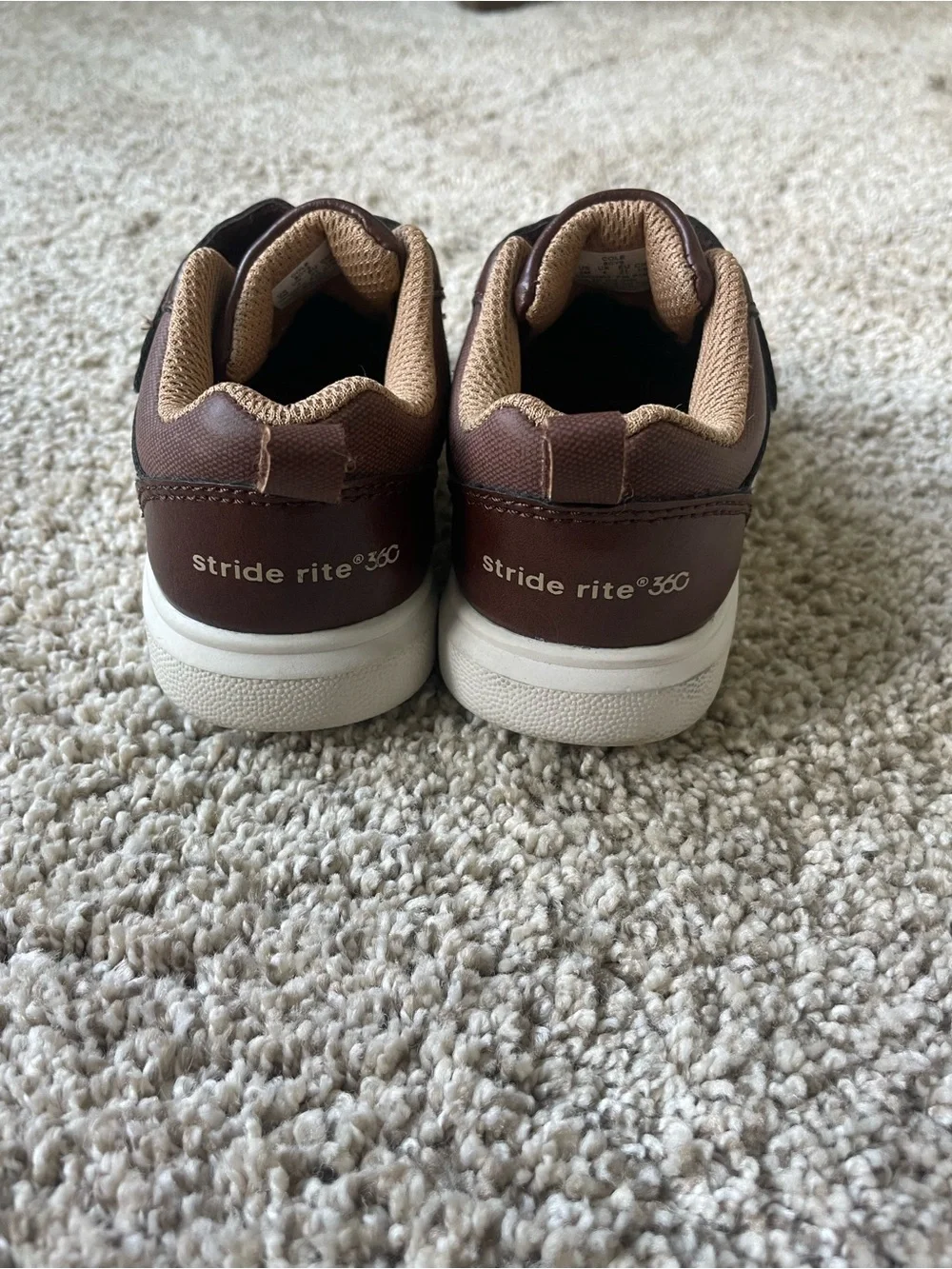 Stride Rite 360 Cole Brown Sneakers – Baby Boy Size 5M